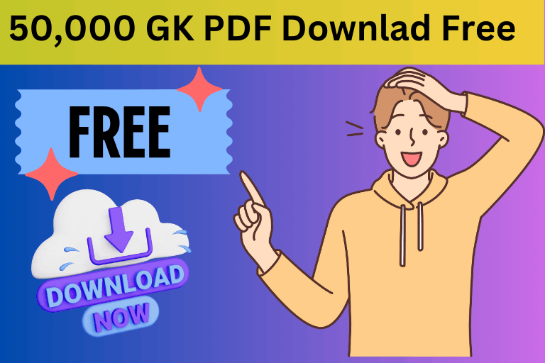 Free Download 50000 GK Question PDF in English